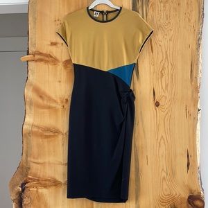 Anne Klein color block dress